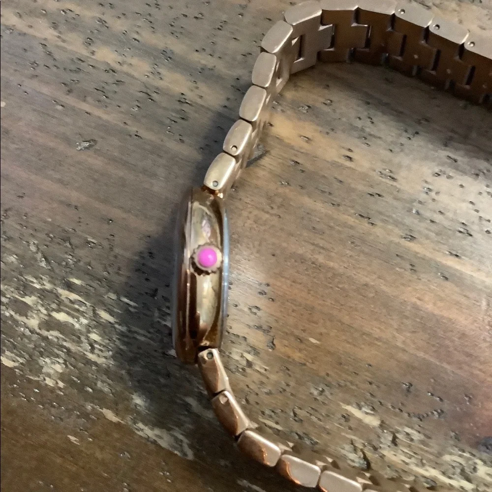 BETSEY‎ JOHNSON ROSE GOLDTONE WATCH